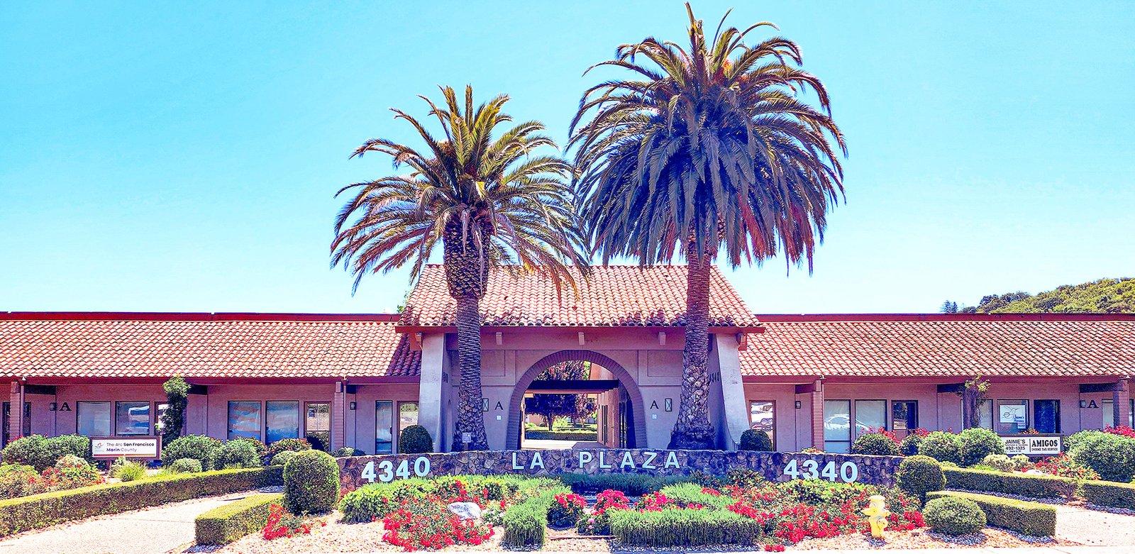 front view of La Plaza office in San rafael